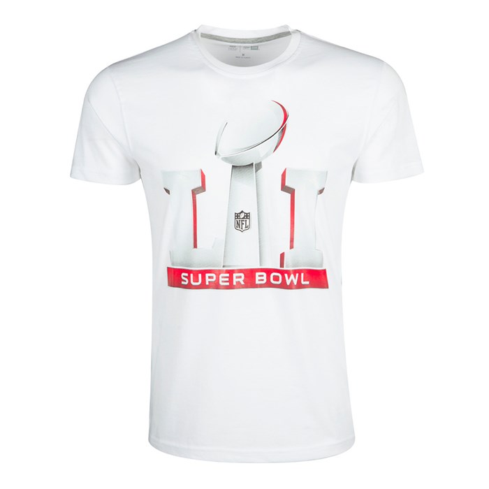 NFL Super Bowl Short Sleeve Miesten T-paita Valkoinen - New Era Vaatteet Verkossa FI-956124